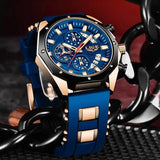 New Arrival Top Brand Luxury Silicone Sport Watches - Quartz Date  Waterproof Chronograph Mens Wristwatches - The Jewellery Supermarket