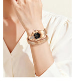 Snake Shape Design Exquisite Fashion Casual Waterproof Copper Band Wristwatch
