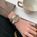 New Arrival Luxury Snake Design Stainless Steel Unique Gold Quartz Ladies Watches with Japan Movement