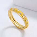 Classic Colorful Handmade Enamel Stackable 925 Silver Rings