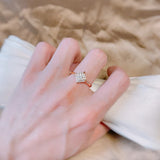 Unique 14K Gold Filled  AAA Zircon Diamonds Fashion Women Fine Jewellery Ring
