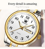 Original Luxury Gold Plated Watches for Ladies Waterproof Stainless Steel Quartz Wristwatches for Women