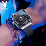 Fashion Trend High Quality Top Brand Quartz Watches, Original Silicone Strap Waterproof Luminous Wristwatches