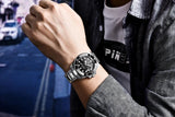 Top Brand Fashion Men's Sports Automatic Mechanical Watch - NH35 Stainless Steel Sapphire Waterproof Wristwatch