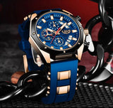 New Arrival Top Brand Luxury Silicone Sport Watches - Quartz Date  Waterproof Chronograph Mens Wristwatches - The Jewellery Supermarket