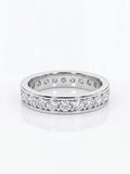 Luxury VVS1 D Colour Moissanite Diamonds Eternity Rings for Women Fine Jewellery