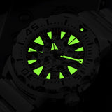 Super Luminous 20 Bar Waterproof Stainless Steel Sapphire Glass Mechanical Watch