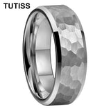 Plane Hammer With Beveled Edge Treatment New 6/8mm Tungsten Carbide Rings