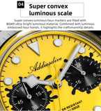 New Luxury Men Waterproof 100m Ceramic Bezel Luminous Steel Quartz Diver Watch