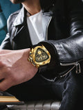 New Top Brand Luxury Gold Watch For Men - Fashion Waterproof Sport Military Quartz Chronograph Wristwatches - The Jewellery Supermarket