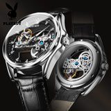 Famous Brand Luxury Watches for Men - Automatic Mechanical Wristwatch Skeleton Design Waterproof Watch - The Jewellery Supermarket