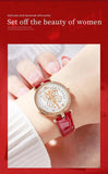 New Luxury Brand with Zircon Diamonds Butterfly Style Luminous Waterproof Quartz Ladies Watches, Ideal Present
