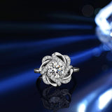Sparkling Gra Certified Three-piece 1.0 Carat Moissanite Diamonds ring pendant necklace earrings Fine Jewellery Set - The Jewellery Supermarket