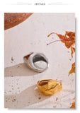 18K Gold Plated Stainless Steel High Quality Texture Geometric Cast Statement Ring