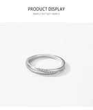 Delicate Twisted AAAA Lab Created Diamonds 925 Sterling Silver Stackable Ring