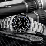Luxury Analog BGW9 Luminous 200m Ceramic Bezel Bubble Mirror Glass Diving Watch