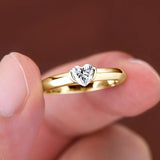 GRA Certified Heart Cut Moissanite Diamond Engagement Rings for Women S925 Sterling Silver Wedding Fine Jewellery