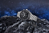 Luxury Chronograph AR Sapphire Mirror Ceramic Bezel New Moon Men's Quartz Watches