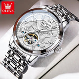 New High Quality Brand Multifunctional Waterproof Luminous Hollow Out Automatic Mechanical Watches