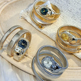 New Dainty Elegant Snake-Biting Design for Fashion Appeal Jewellery Watch
