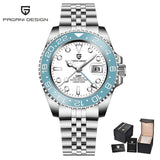 Luxury Brand New Arrival Luxury Mechanical Wristwatch Stainless Steel GMT Watch Sapphire Glass Men Watches