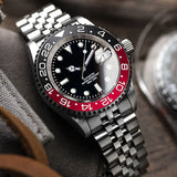 Stainless Steel Dive Automatic Sapphire Crystal Rotating Bezel Luminous Mechanical Watch