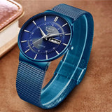 New Arrival Luxury Waterproof Ultra Thin Date Steel Strap Casual Quartz Sports Men Watches - The Jewellery Supermarket