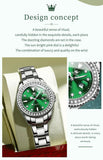 Original Luxury Brand Zircon Diamonds Dial Quartz Women Watches Fashion Business Bracelet Waterproof Wristwatch