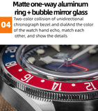 20Bar BGW9 Luminous Swiss Ronda 515-24H GMT Quartz Dive Stainless Steel Watches