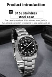 Luxury Brand Men's Analog Watch BGW9 Luminous Ceramic Bezel Bubble Mirror Glass 200m Diver's Watch  Quartz Watches