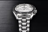 Luxury Chronograph AR Sapphire Mirror Ceramic Bezel New Moon Men's Quartz Watches