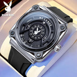Top Brand High Quality Luxury Elegant Fashion Original Silicone Strap Waterproof Quartz Wrist Watch for Men