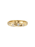 Real 0.03CT Round Moissanite Diamond Rings Fine Jewellery