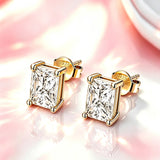Fashionable 0.5~2.0ct Selection of Moissanite Diamonds Silver Certificated Earrings