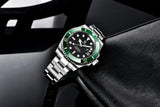 Top Brand Fashion Men's Sports Automatic Mechanical Watch - NH35 Stainless Steel Sapphire Waterproof Wristwatch
