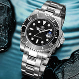 Luxury Diving Watch Steel BGW9 Luminous Ceramic Bezel 200M Waterproof Men's Watch