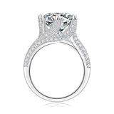 Stunning Center Stone 11MM 5CT VVS1 D colour Moissanite Diamond Wedding Engagement High Quality Jewellery