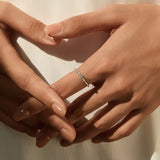 Exquisite Round VVS1 D Colour Moissanite 925 Sterling Silver Ring Fine Jewelry