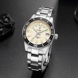 New 38mm Diver Mens Watch Japan NH35A Automatic Mechanical Sapphire Glass Date Luminous 200M Waterproof Wristwatch