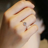 Six Claws Solitaire 0.5/1/2/3/5ct D Colour Moissanite Diamonds Engagement Rings S925 Sterling Silver Fine Jewellery