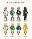 Top Brand Best Selling Fashion Trendy Original Stainless Steel Waterproof Luminous Calendar Quartz Women WristWatches