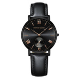 New Elegant Fashion Simplicity Womens Watches Original Quartz Movement Rose Gold Plated Watches for Women