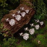 Fabulous 0.5-3CT Moissanite Diamonds Sterling Silver Stud Earrings for Women Men