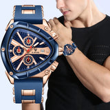 Brand New Fashion Silicone Sport Military Square Waterproof Chronograph Quartz Business Wristwatches for Men