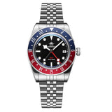 20Bar BGW9 Luminous Swiss Ronda 515-24H GMT Quartz Dive Stainless Steel Watches