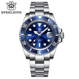 Ceramic Bezel Sapphire Mirror SD1953 Water Ghost Swiss Luminous NH35 Movement Dive 30Bar Waterproof Mechanical Watch