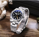 Top Brand Business Stainless Steel Quartz Watches, Luxury Super Luminous 20Bar Diving Wristwatches Best Gift for Men