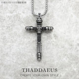 Brand New Cross Pave Link Necklace Chain Christian Fashion Jewellery - 925 Sterling Silver Gift For Men & Women