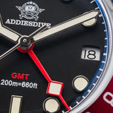 Luxury GMT515-24H Men's Watch Diver 200m Bubble Mirror Glass BGW9 Super Luminous Stainless Steel Men's Analog Watches