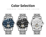 New High Quality Brand Multifunctional Waterproof Luminous Hollow Out Automatic Mechanical Watches